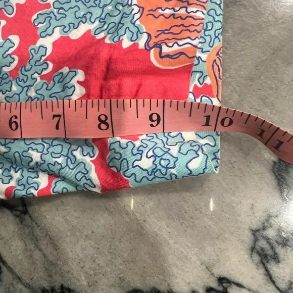 Lilly Pulitzer Avenue Bermuda Shorts Coral and Shell  Print - Picture 8 of 8